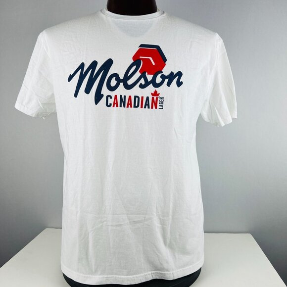 Molson Canadian Lager Beer XL T-Shirt Shirt - Picture 1 of 5